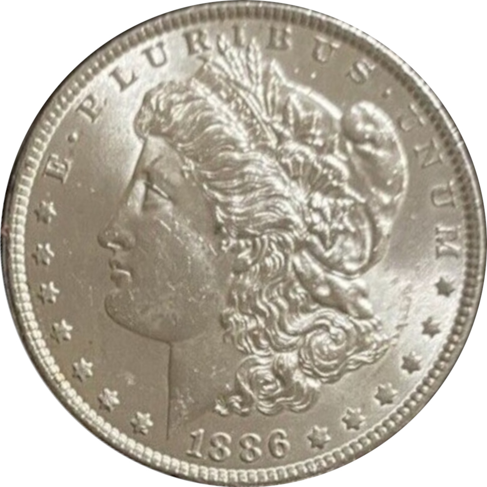 1886-$1-Morgan-Dollar-#9
